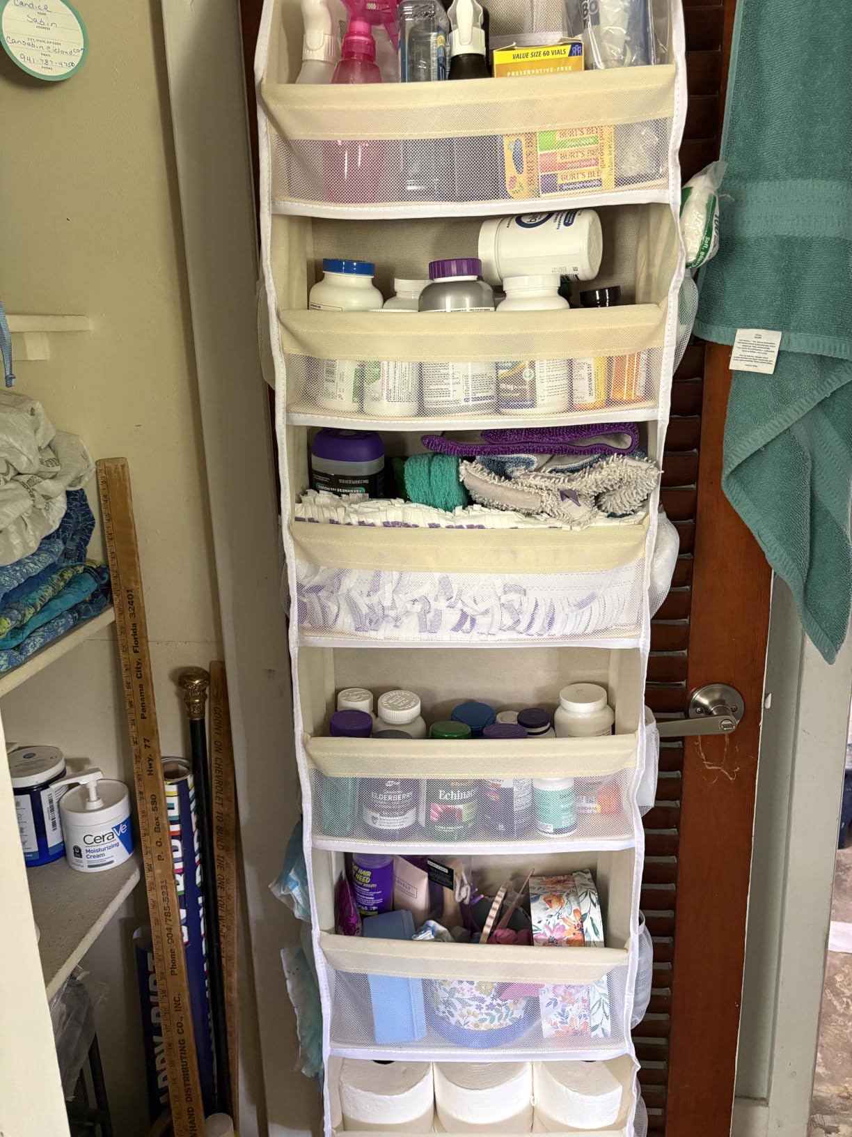 Criusia Over the Door Organizer, 6-Shelf Closet Hanging Storage customer photo 1