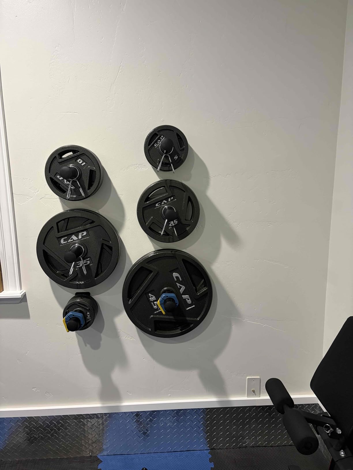 CAP Barbell 2-Inch Olympic Cast Iron Plate Weight Set | 75-285 lbs | Multiple Options customer photo 1