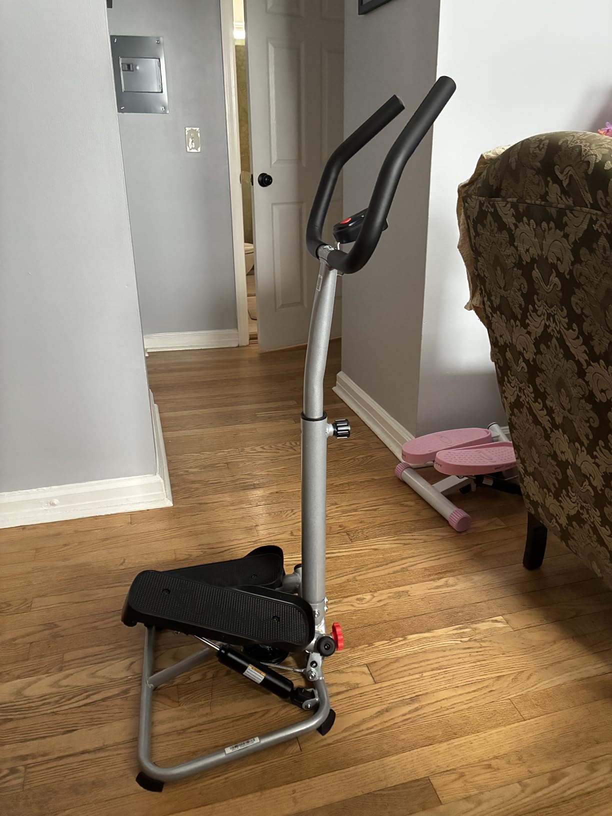 Sunny Health & Fitness Stair Stepper for Home, Smart Foldable Stair Climber customer photo 1