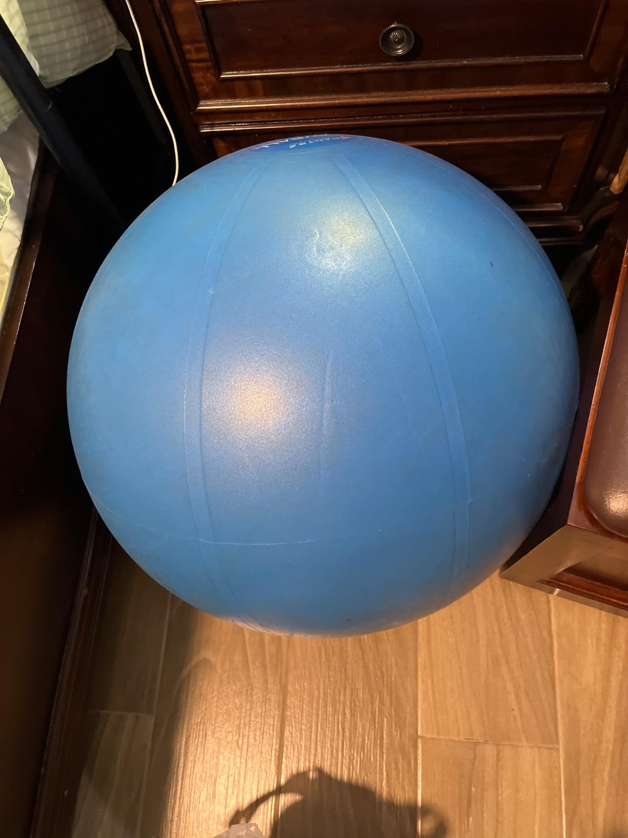 Exercise Ball - Yoga Ball for Pilates & Fitness - Birthing for Pregnancy, Stability, Core, Balance, Therapy for Physical Rehab, Workout for Home Gym & Office Chair, Fast Pump Included customer photo 2
