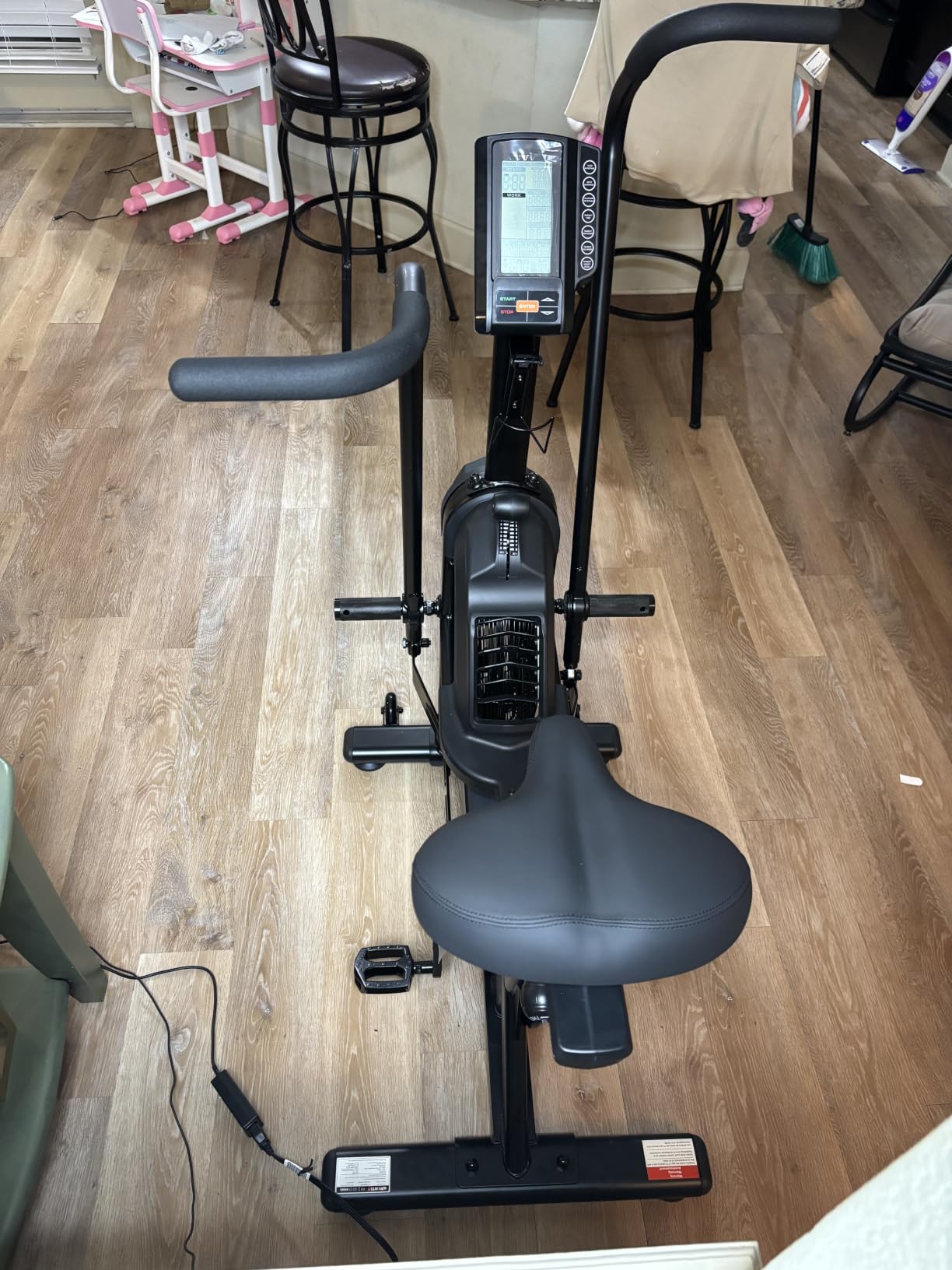 Dual Resistance Air Bike, Magnetic & Air Fan Bike with APP Connection, ISCC PLUS Certified Wind Bikes, Dual-Action Handlebars for Home Gym HIIT Cardio Full Body Workout (350LBS Capacity) customer photo 2