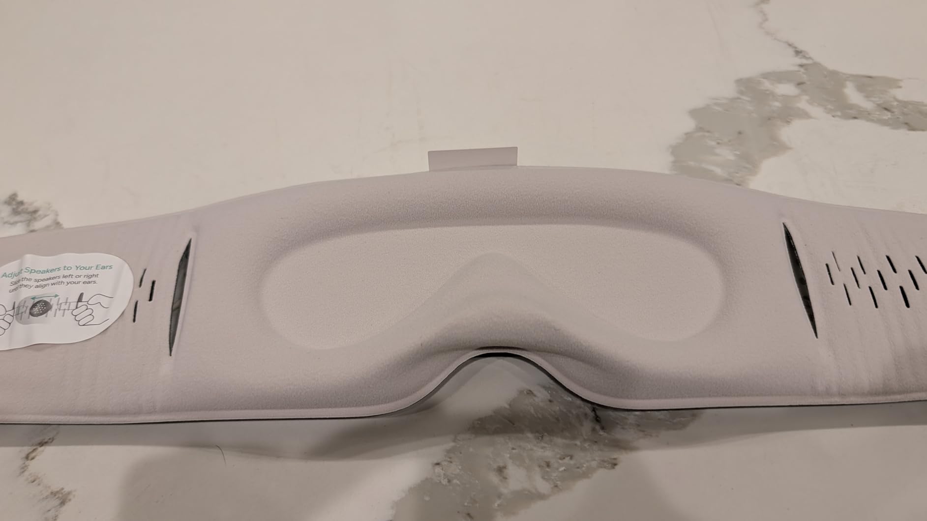 Sleenova SoundMask - Sleep Mask with Built-in Tuned Sleep Audio, Side Sleeper Optimized, Phone-Free Sleep & Nap, Bluetooth Modes, Soft Black customer photo 1