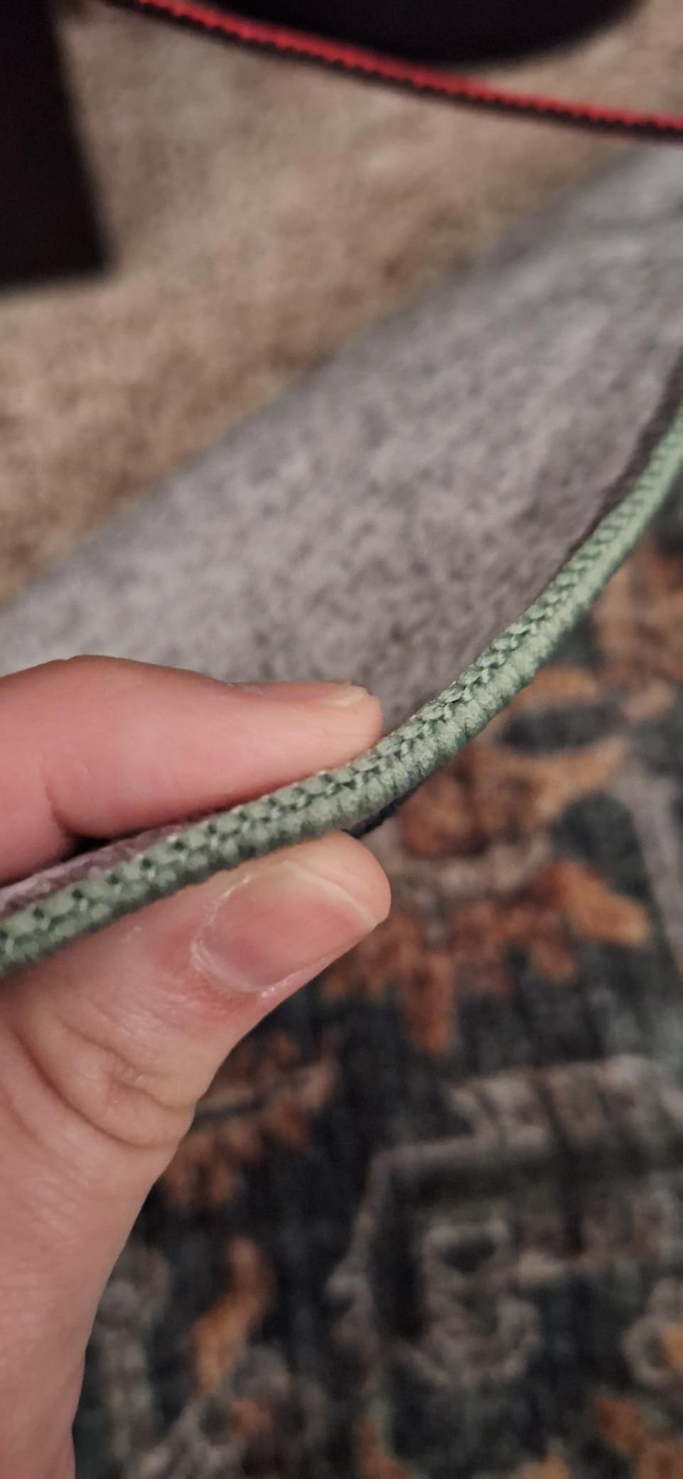 Lofus 9x12 Large Green Area Rug for Living Room & Bedroom Washable Non-Slip | Soft Boho Vintage Area Rugs for Bedroom Dinning Room Home Office Indoor customer photo 1