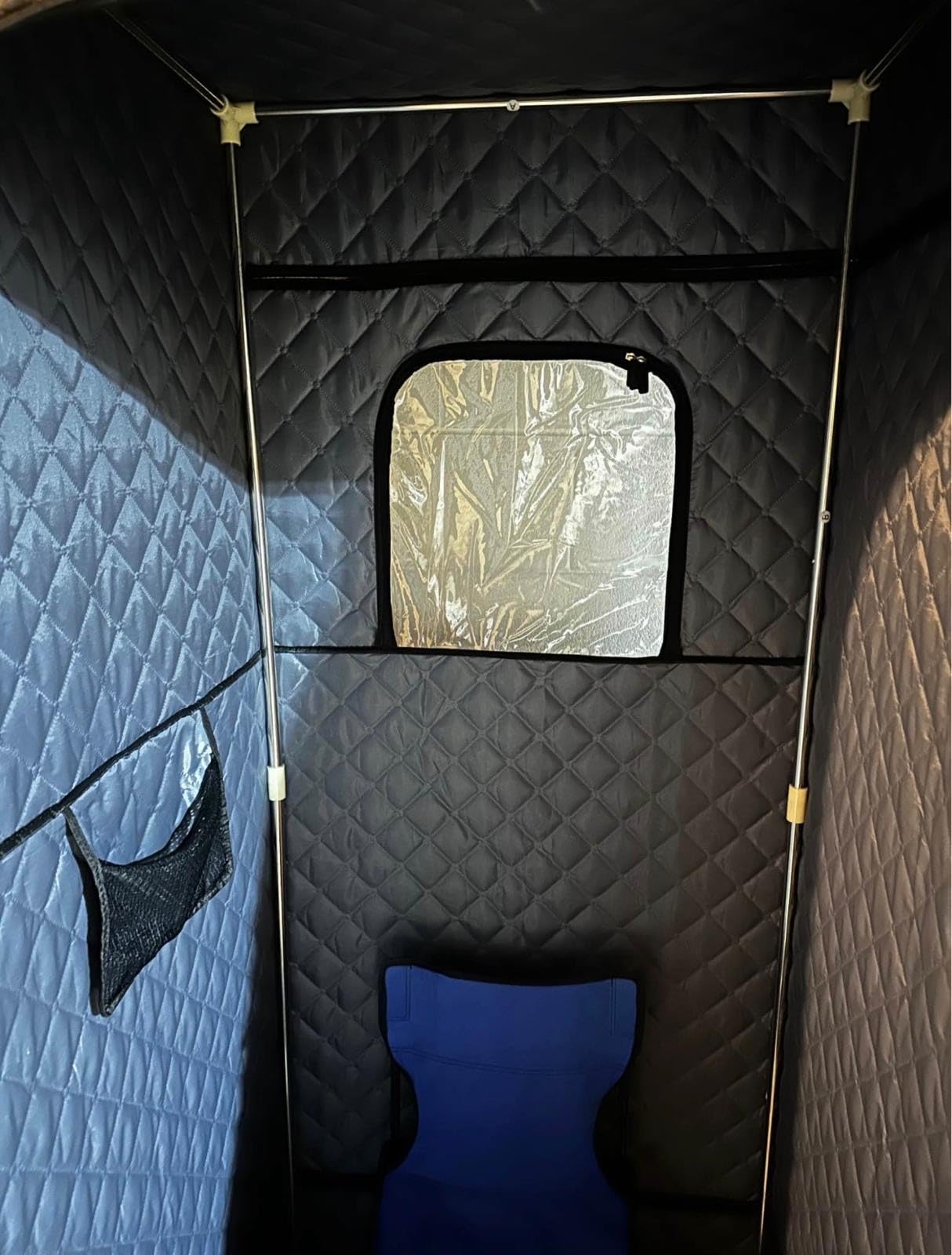 Upgraded 2 Person Sauna, Portable Sauna with 5 Layer Waterproof, Portable Steam Sauna Tent with 2 Steamers, 2 Folding Chair, 71'' x 49'' x 36'' customer photo 1