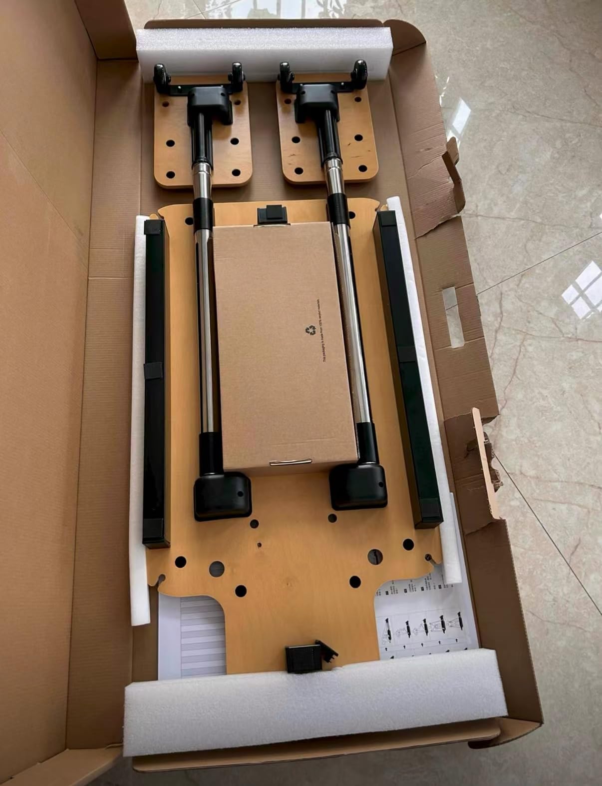 Pilates Reformer Machine, Wooden Pilates Board for Home | Solid Maple Wood; Stable One-Piece Design; Guided Videos; Bonus Pilates Ball & Socks; 610 lbs Capacity customer photo 2