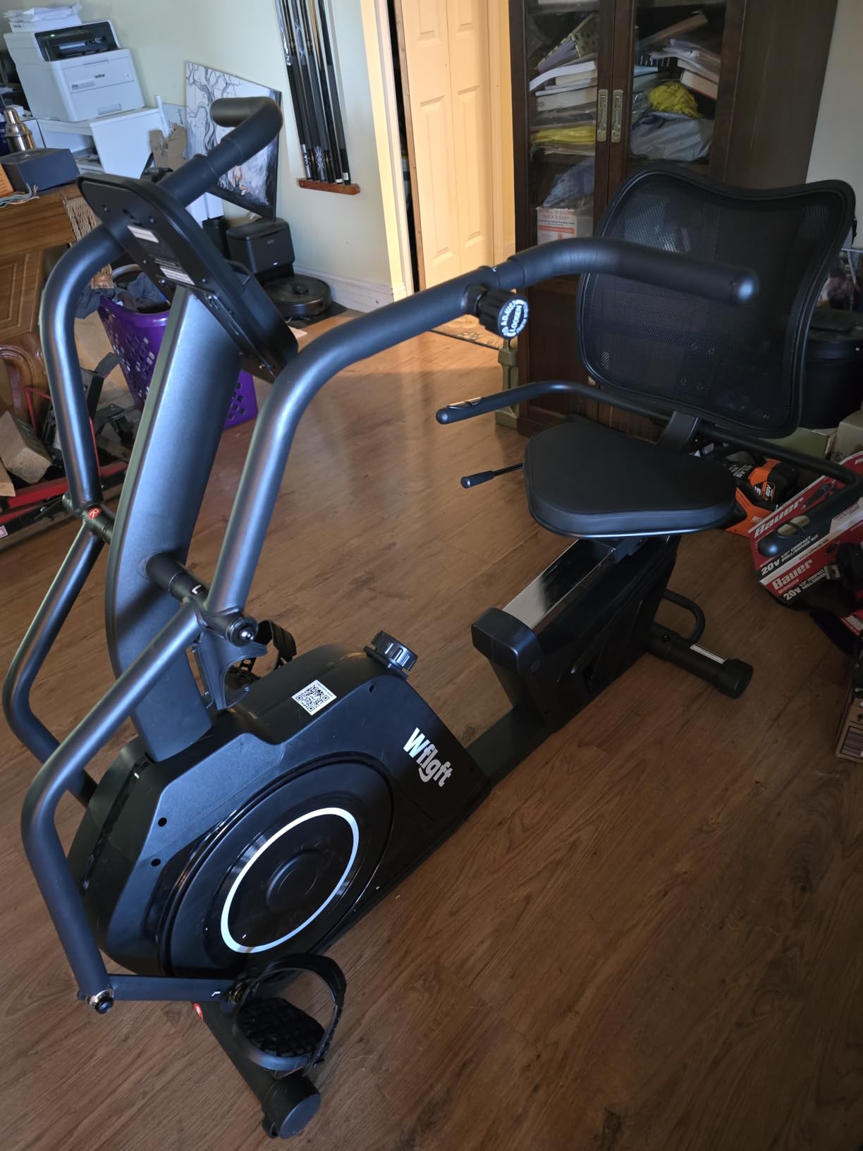 Recumbent Exercise Bikes for Home, Stationary Bike with Arm Exerciser, Smart Bluetooth App, 450LBS Capacity, 16 Level Magnetic Resistance, LCD Monitor, Home Rehab for Seniors Adults customer photo 1