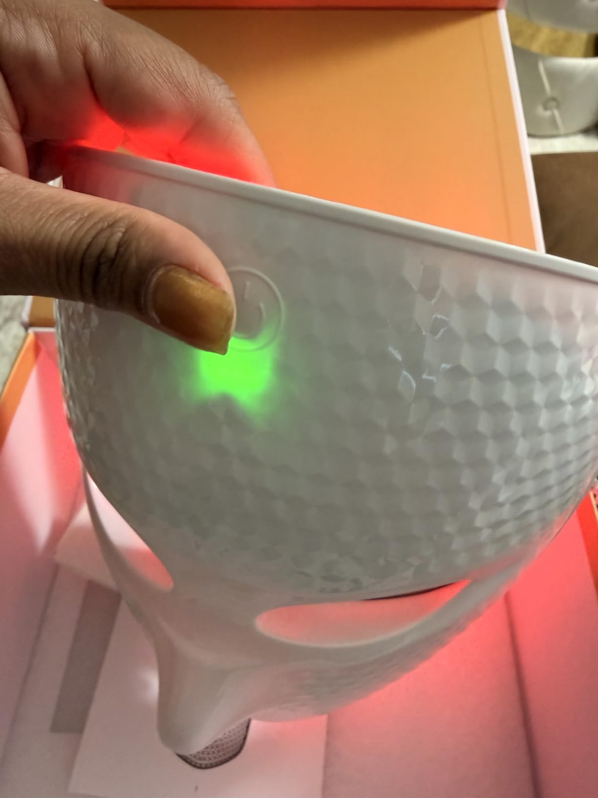 Red Light Therapy Mask for Face & Neck, 4 Modes, 850nm NIR | Full Face Coverage, Soft Silicone LED Face Mask, Portable Home Skin Care Device for Wrinkles & Acne customer photo 1