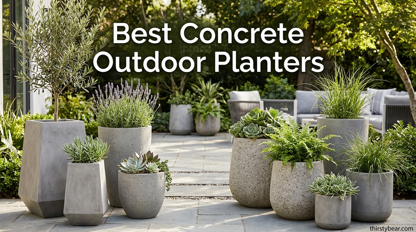 Best Concrete Outdoor Planters