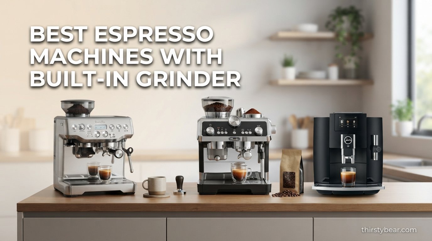 best espresso machines with built in grinder