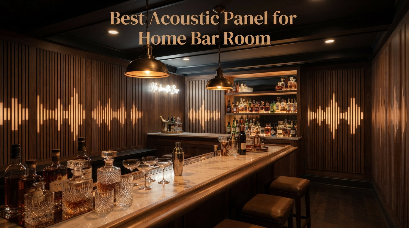 Best Acoustic Panel for Home Bar Room