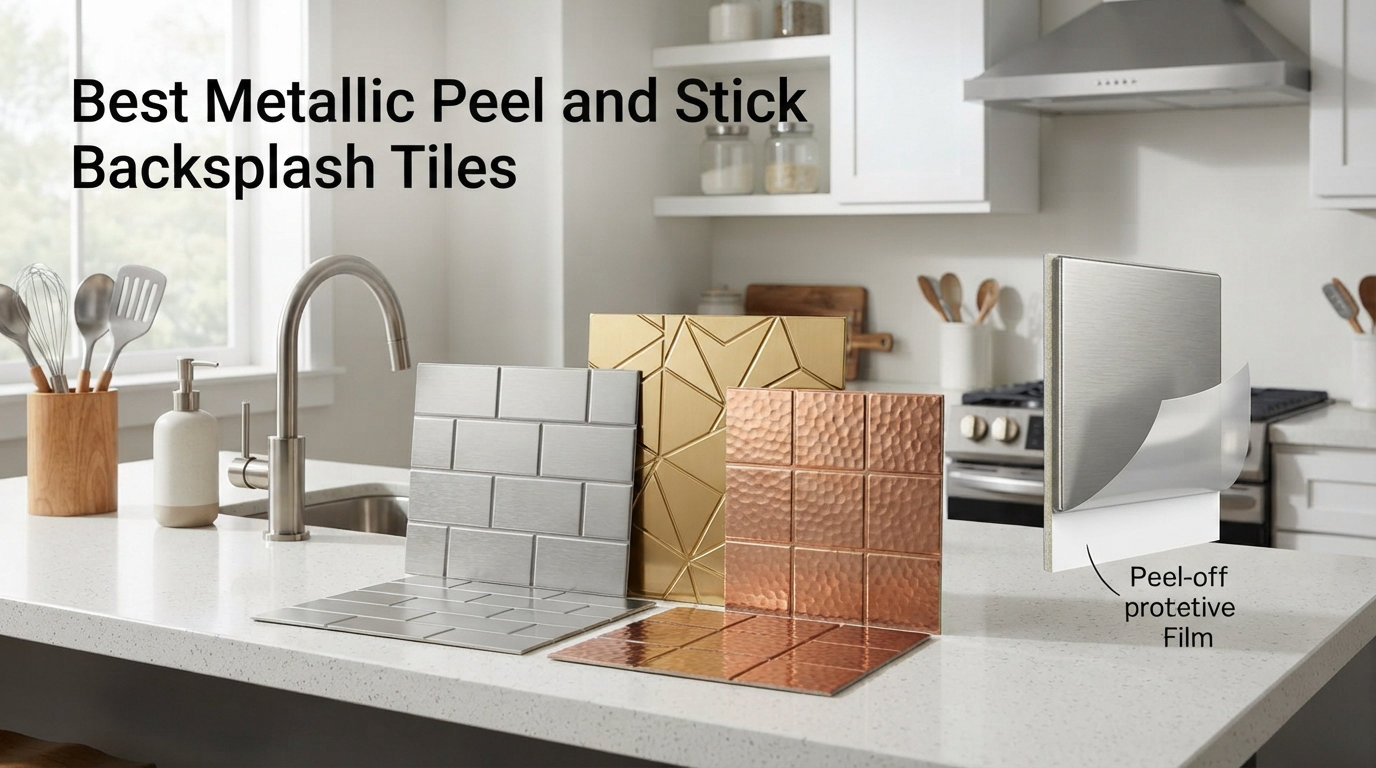 Best Metallic Peel and Stick Backsplash Tiles