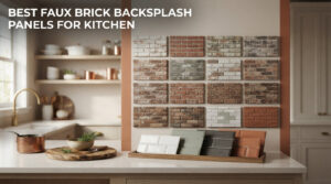 Best Faux Brick Backsplash Panels for Kitchen