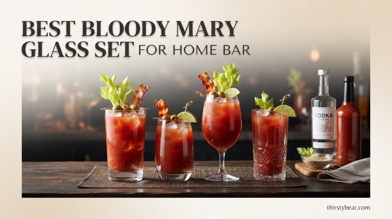 Best Bloody Mary Glass Set for Home Bar