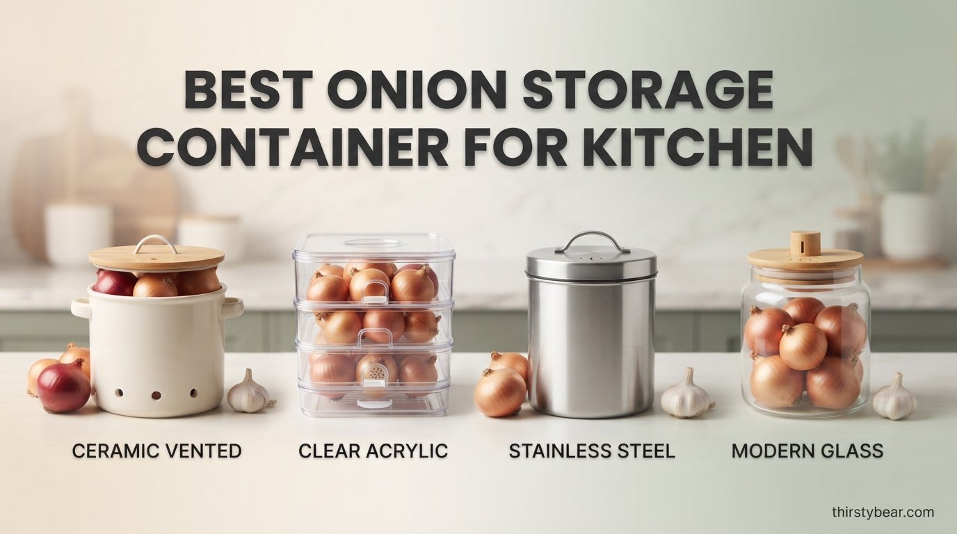 Best Onion Storage Container for Kitchen
