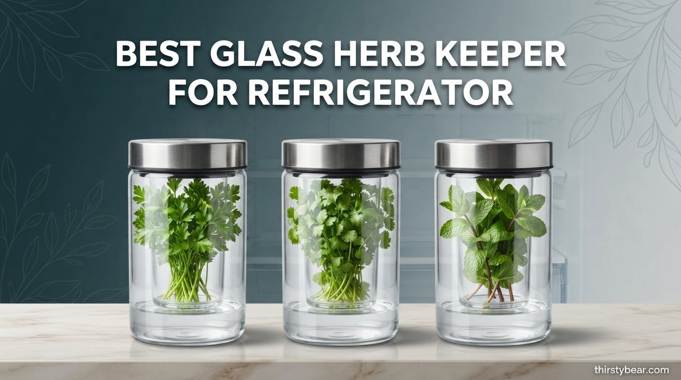 Best Glass Herb Keeper for Refrigerator