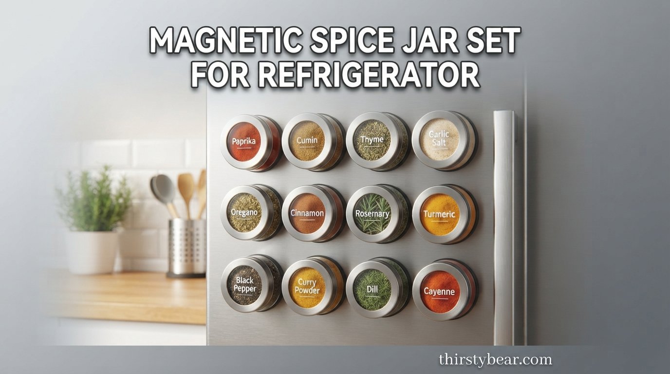 Best Magnetic Spice Jar Set for Refrigerator