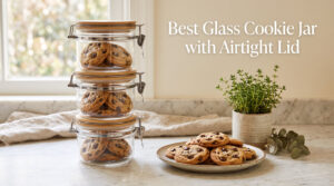 Best Glass Cookie Jar with Airtight Lid