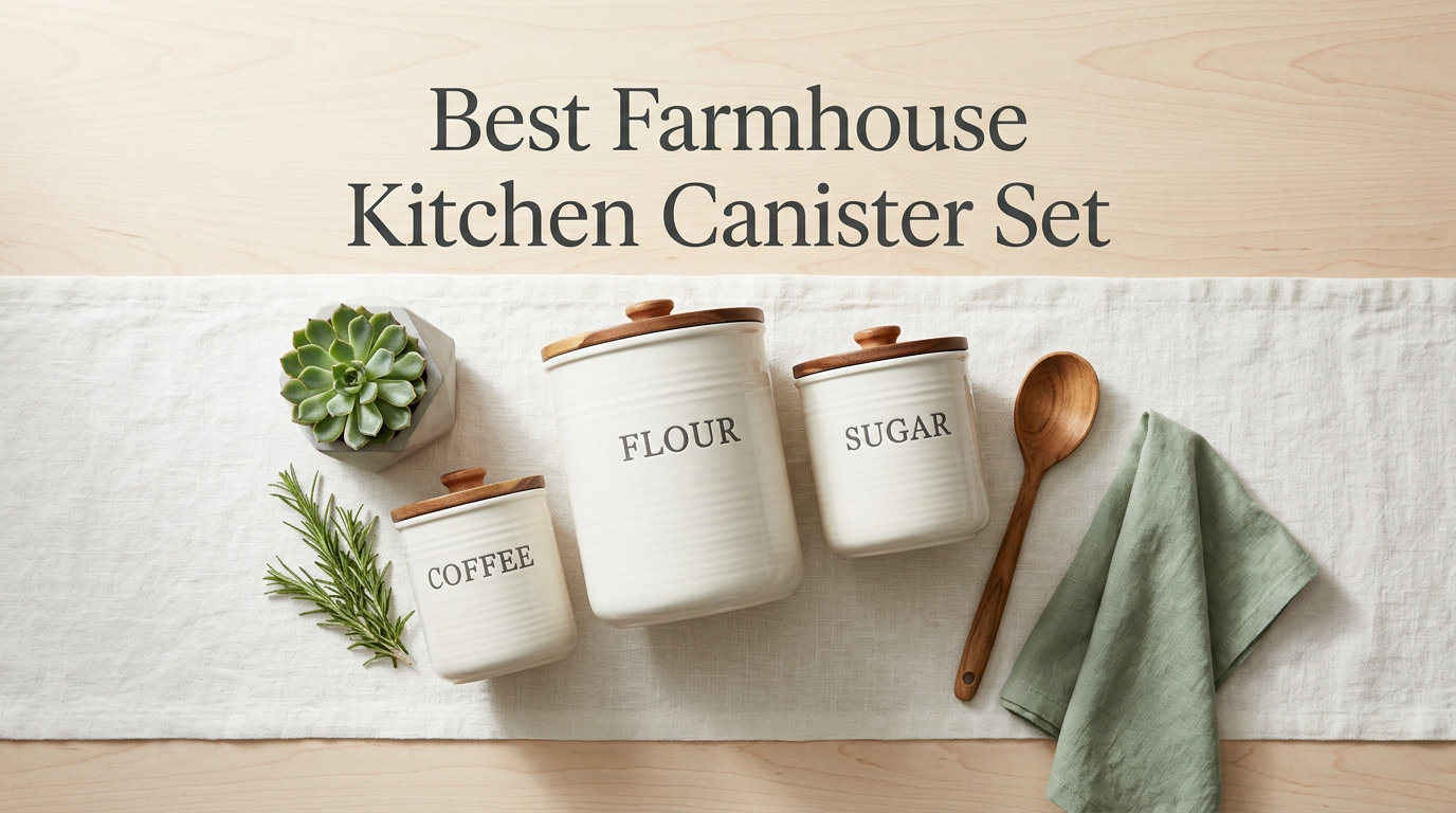 Best Farmhouse Kitchen Canister Set