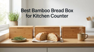 Best Bamboo Bread Box for Kitchen Counter