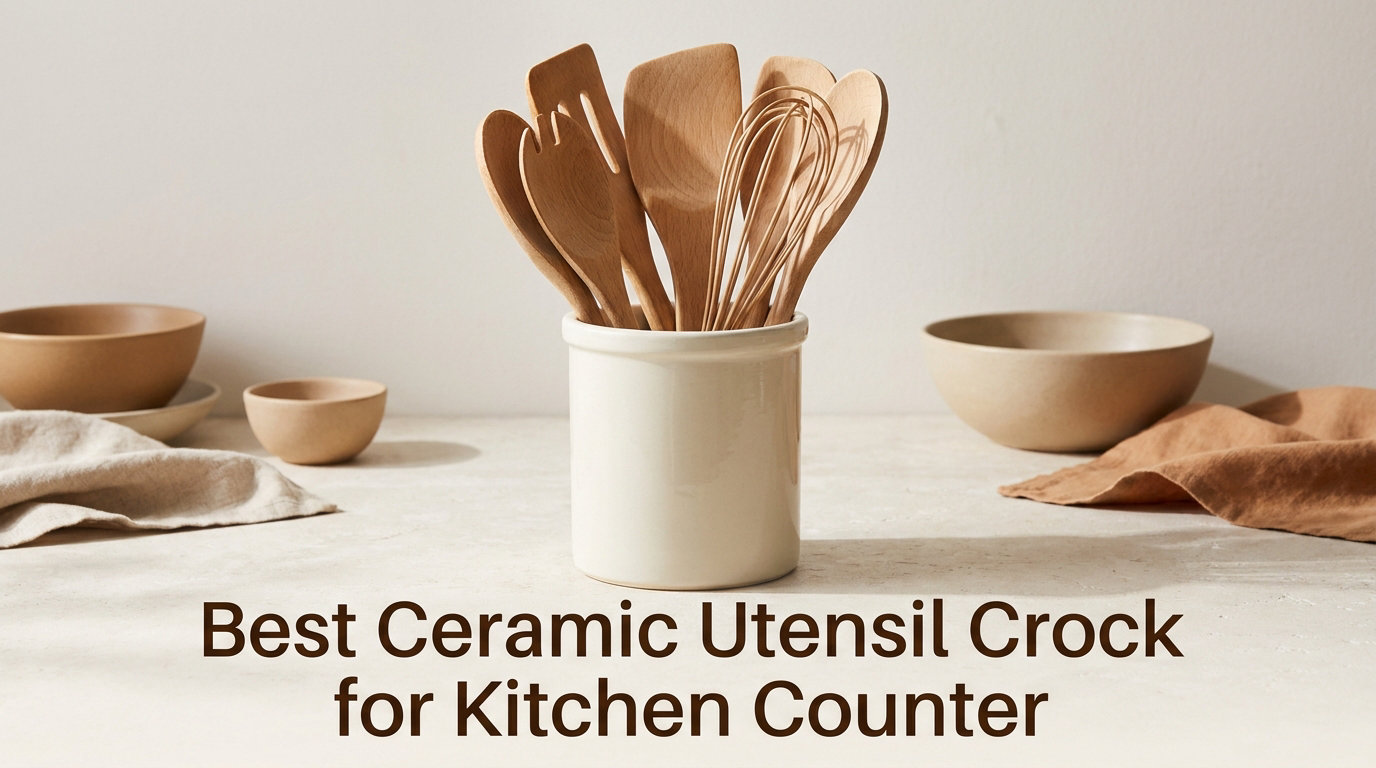 Best Ceramic Utensil Crock for Kitchen Counter