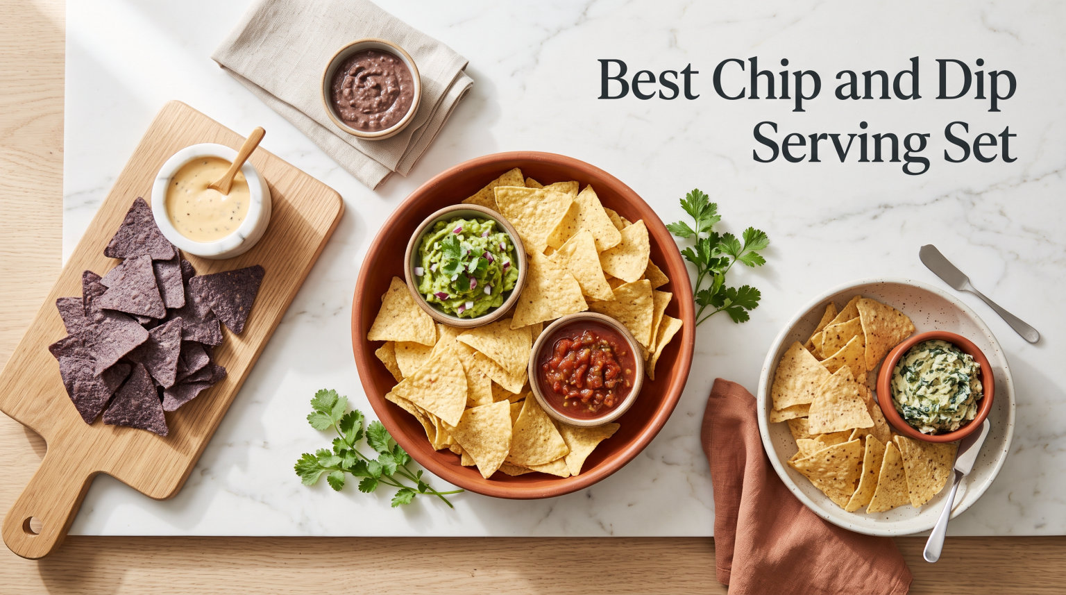 Best Chip and Dip Serving Set