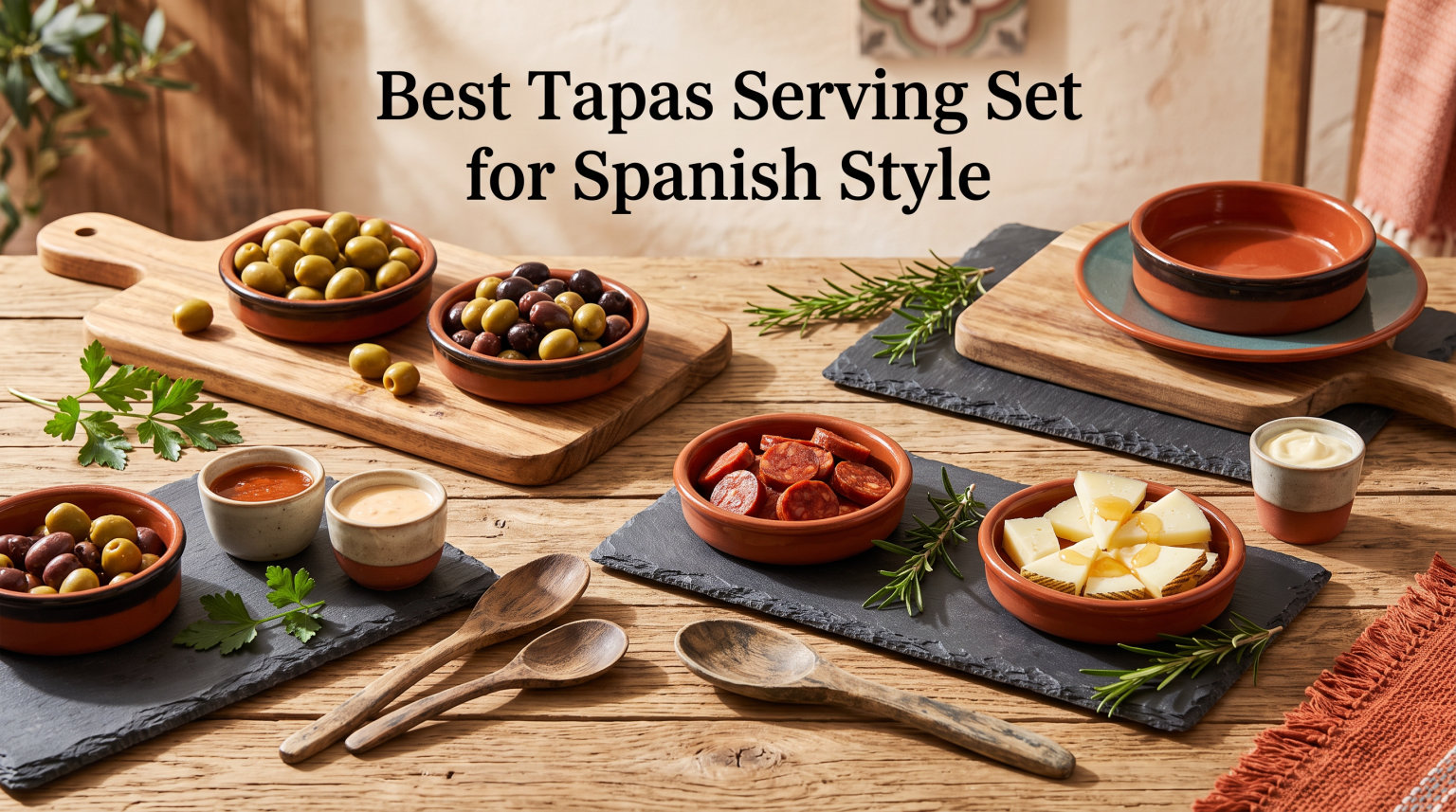 Best Tapas Serving Set for Spanish Style