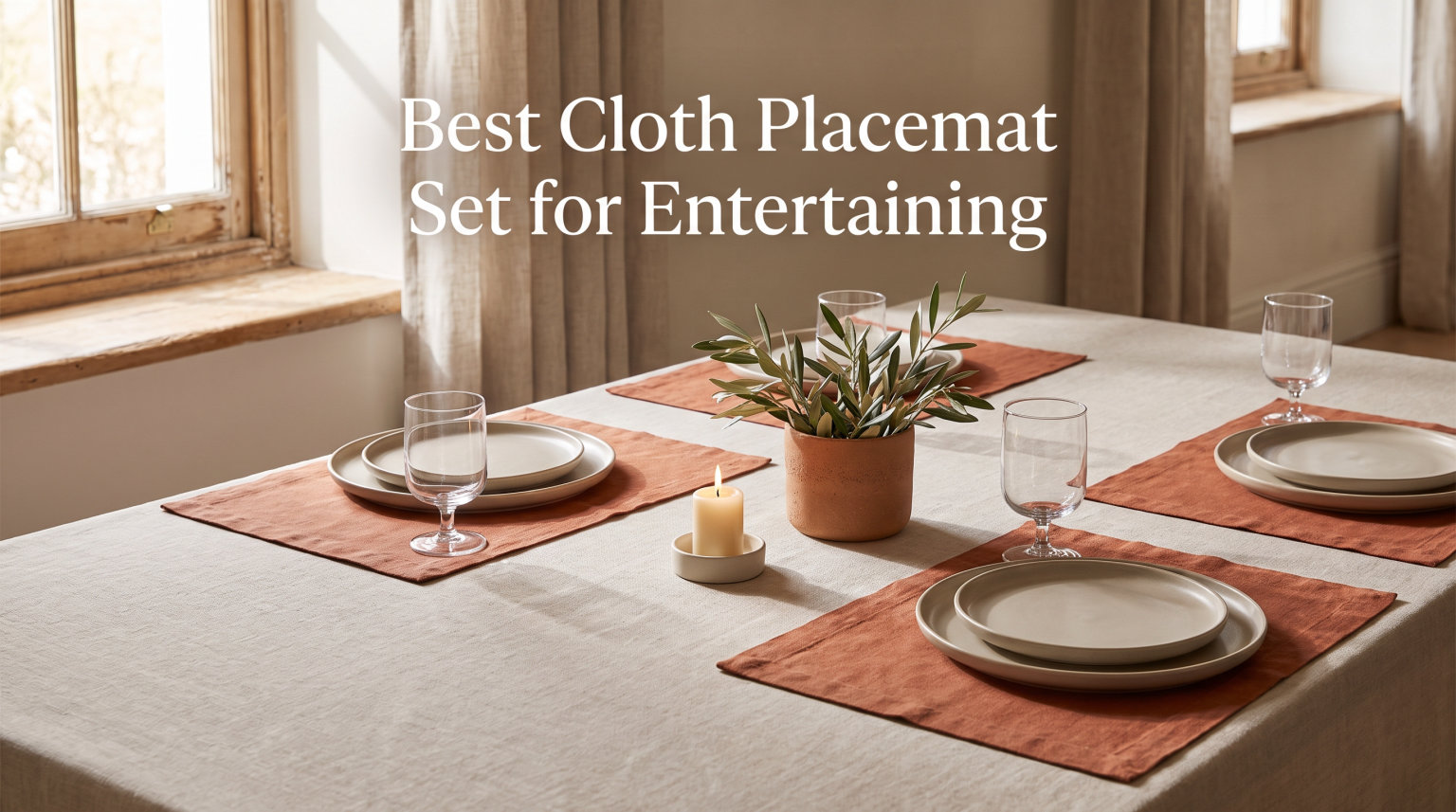 Best Cloth Placemat Set for Entertaining