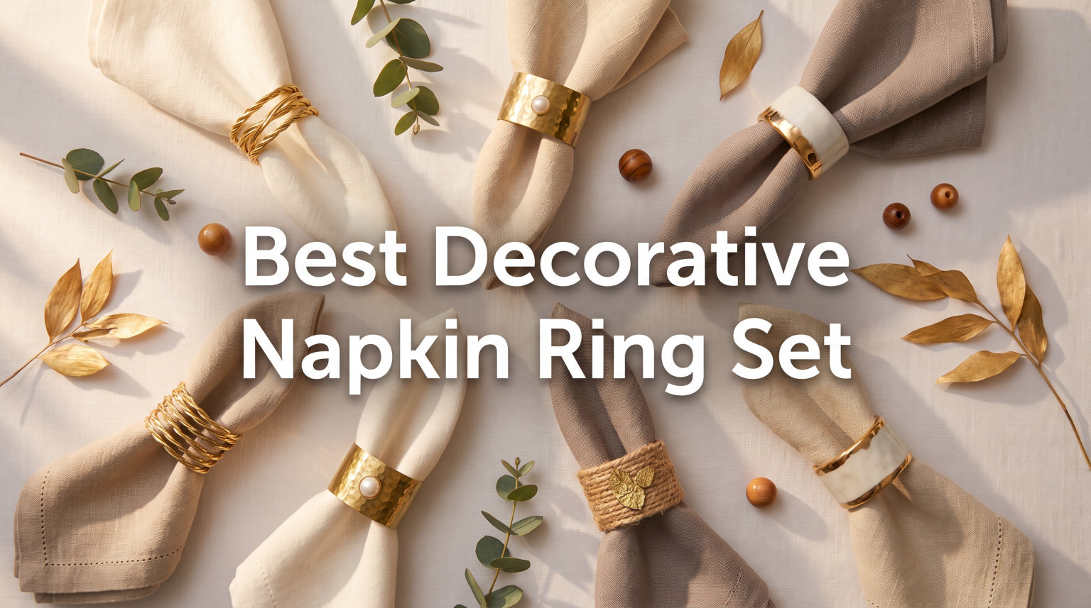 Best Decorative Napkin Ring Set
