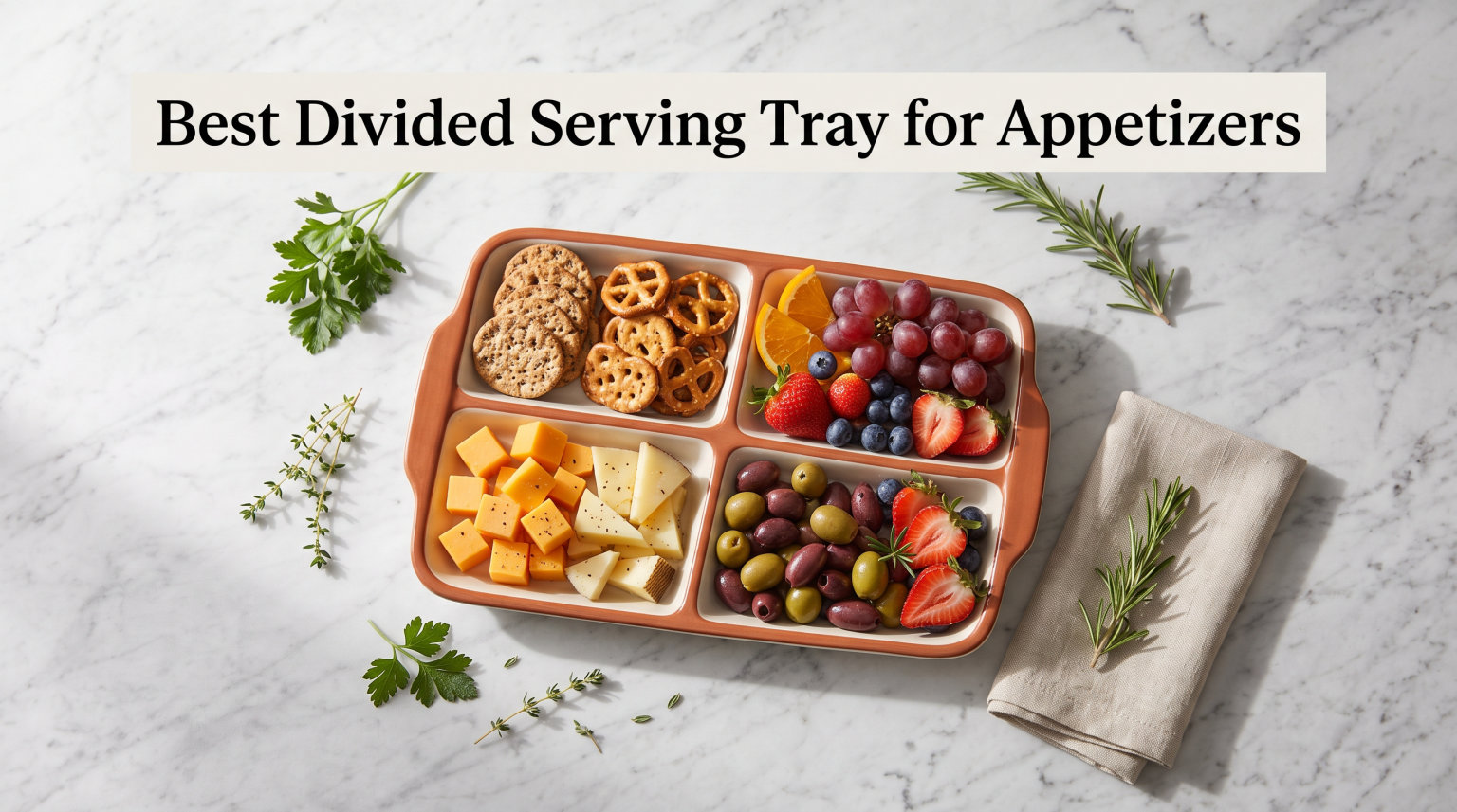 Best Divided Serving Tray for Appetizers