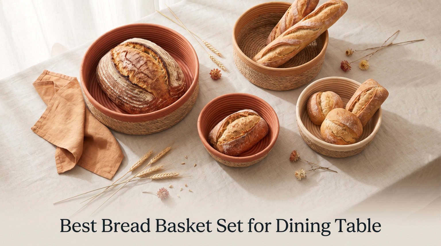 Best Bread Basket Set for Dining Table
