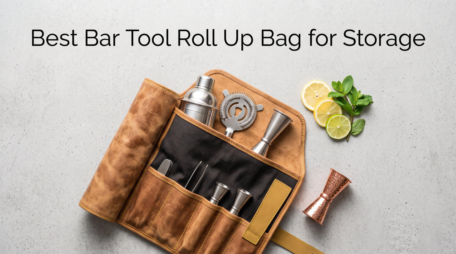 Best Bar Tool Roll Up Bag for Storage