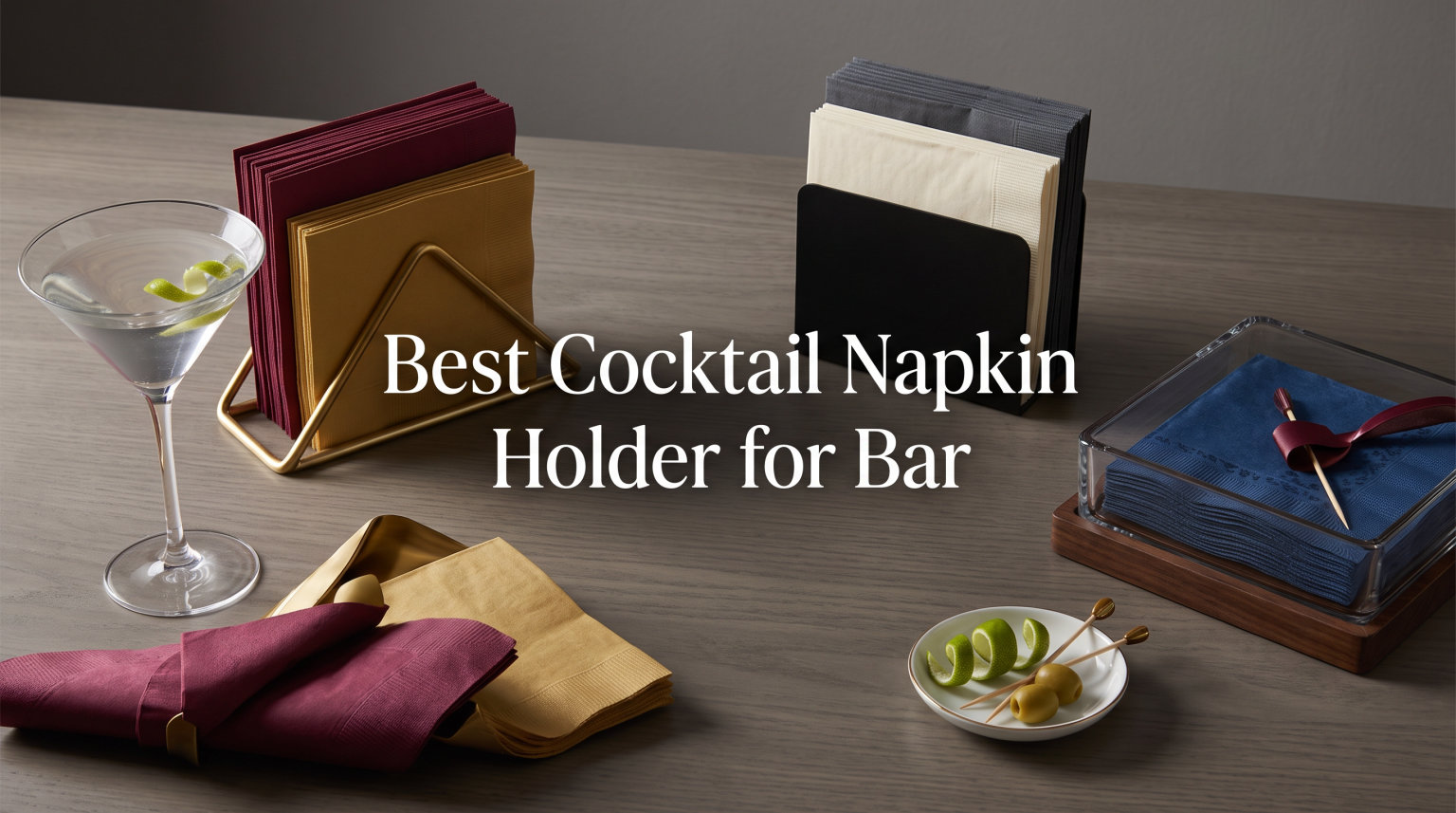 Best Cocktail Napkin Holder for Bar