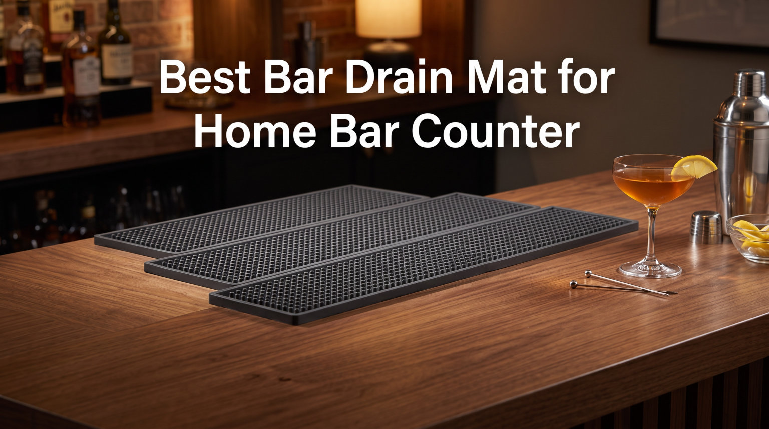 Best Bar Drain Mat for Home Bar Counter