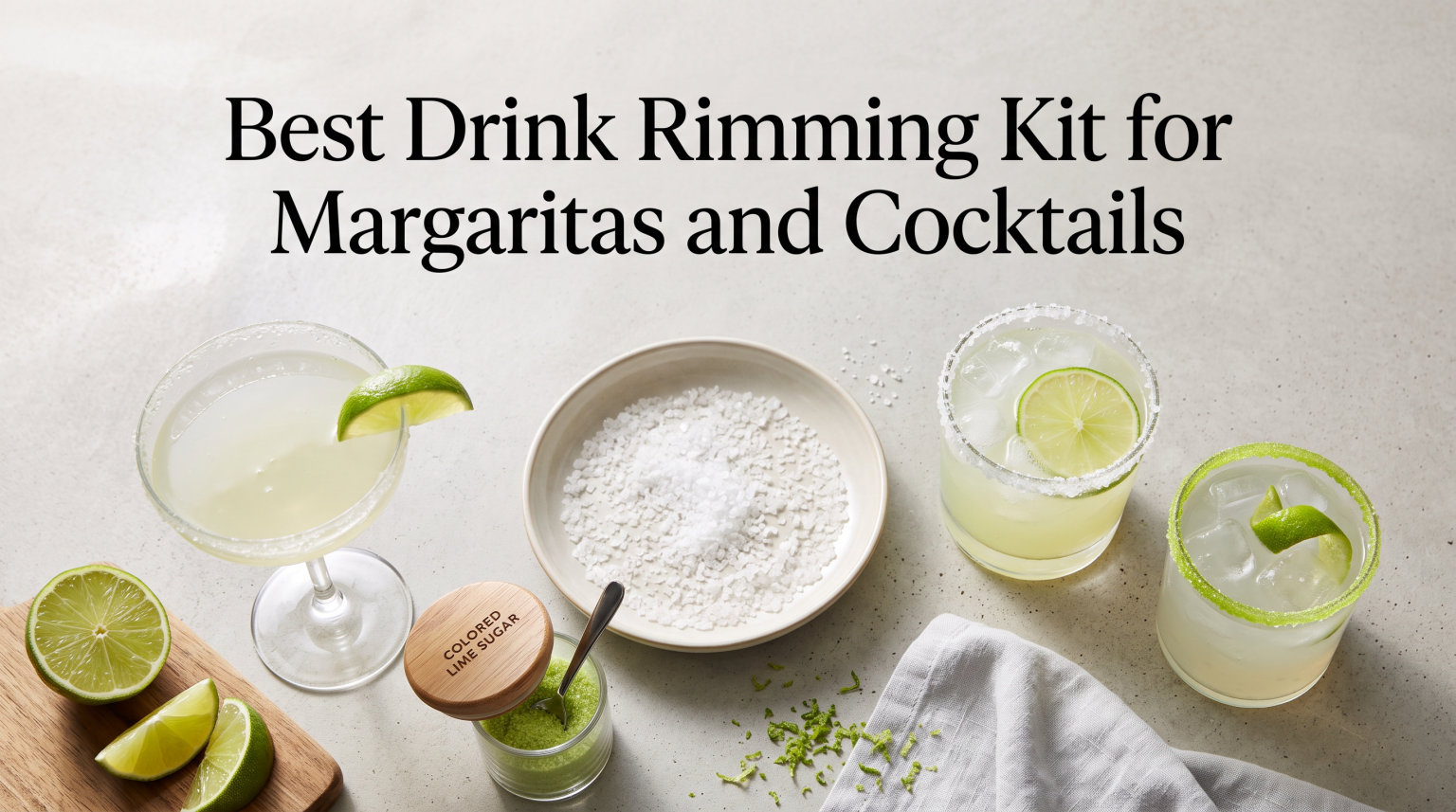 Best Drink Rimming Kit for Margaritas and Cocktails