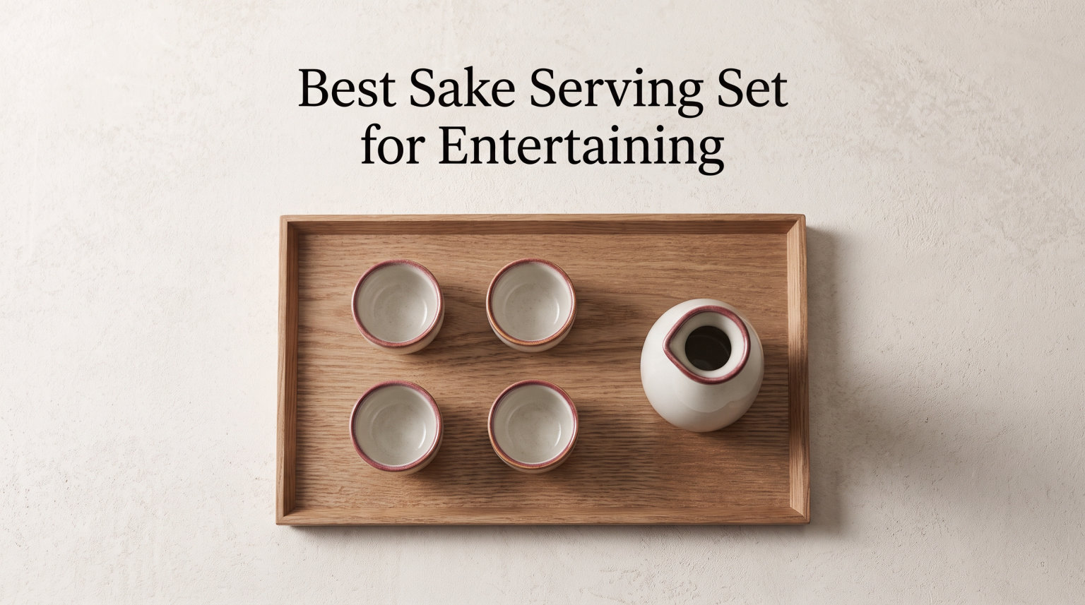 Best Sake Serving Set for Entertaining