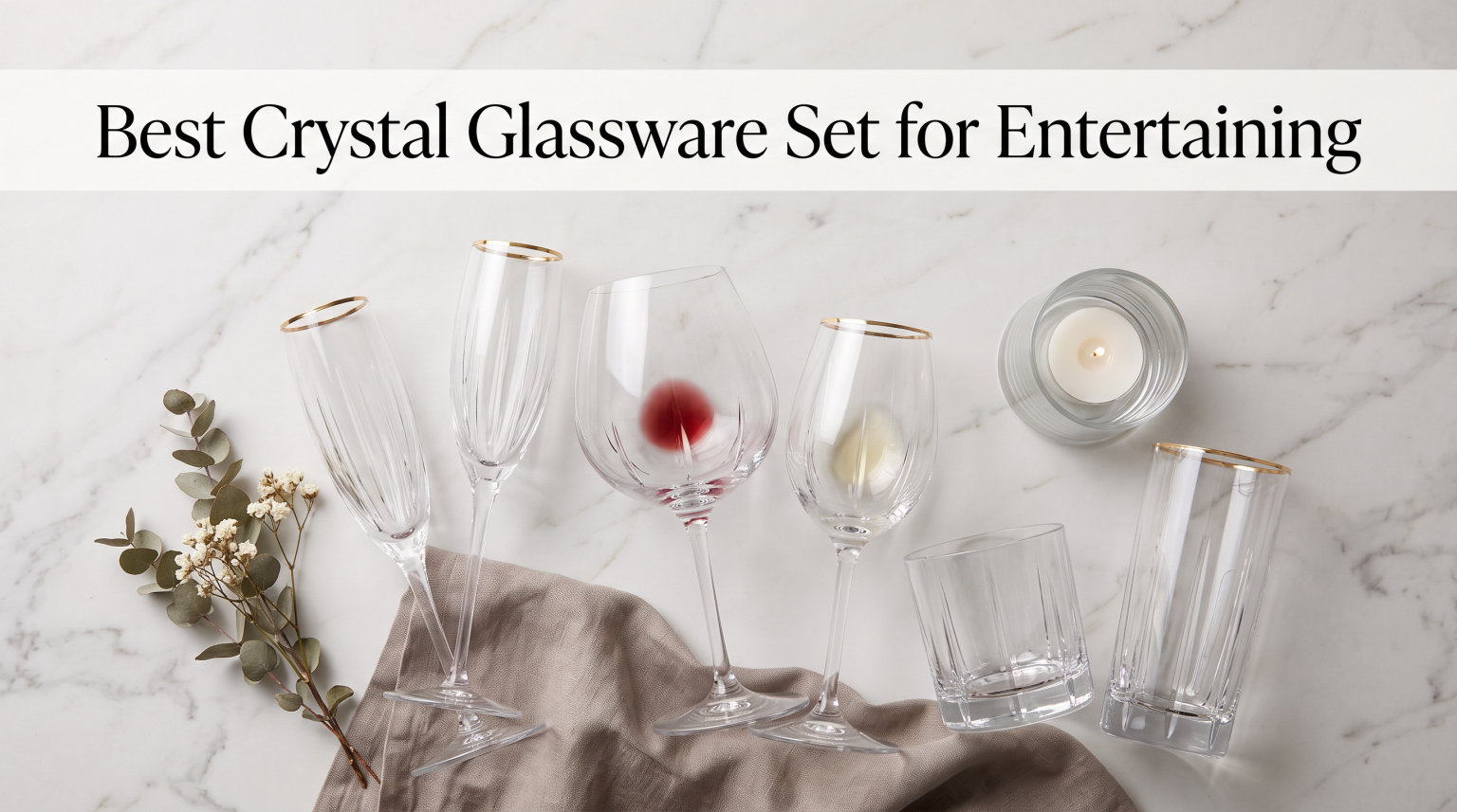 Best Crystal Glassware Set for Entertaining