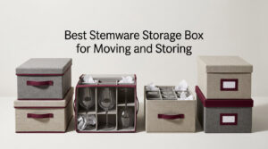 Best Stemware Storage Box for Moving and Storing