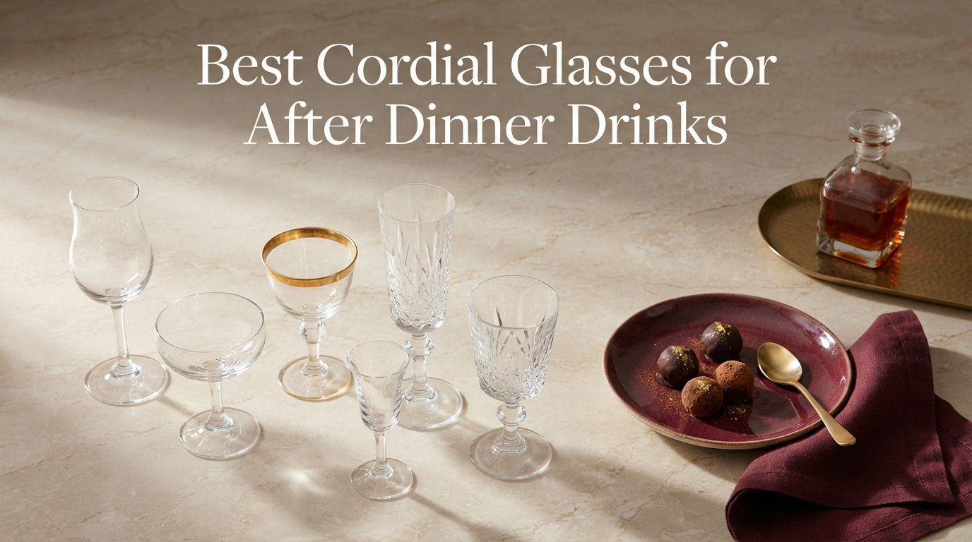 Best Cordial Glasses for After Dinner Drinks