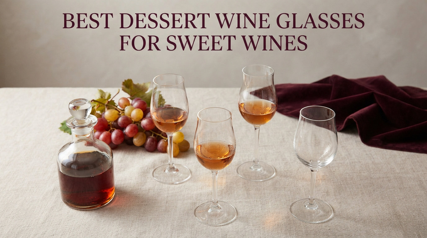 Best Dessert Wine Glasses for Sweet Wines