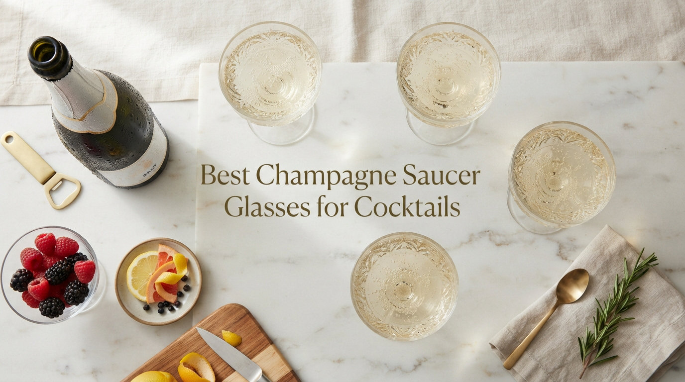 Best Champagne Saucer Glasses for Cocktails