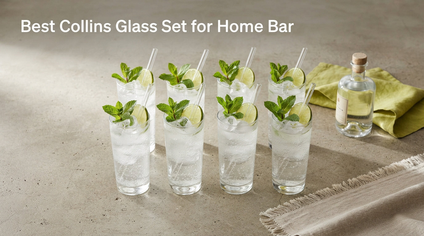 Best Collins Glass Set for Home Bar