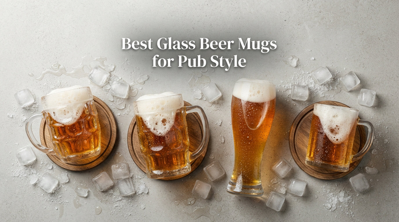 Best Glass Beer Mugs for Pub Style