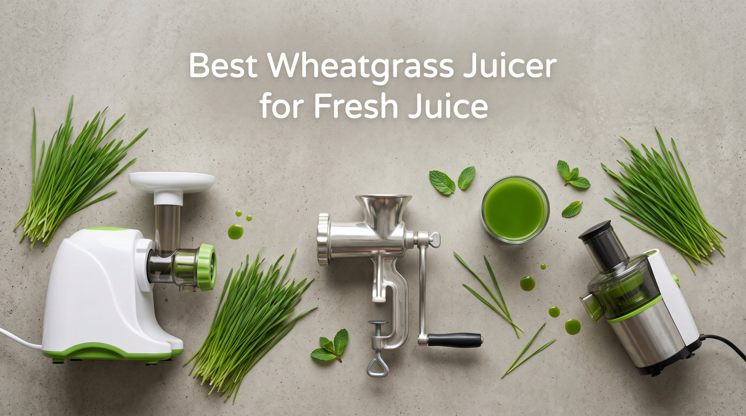 Best Wheatgrass Juicer for Fresh Juice