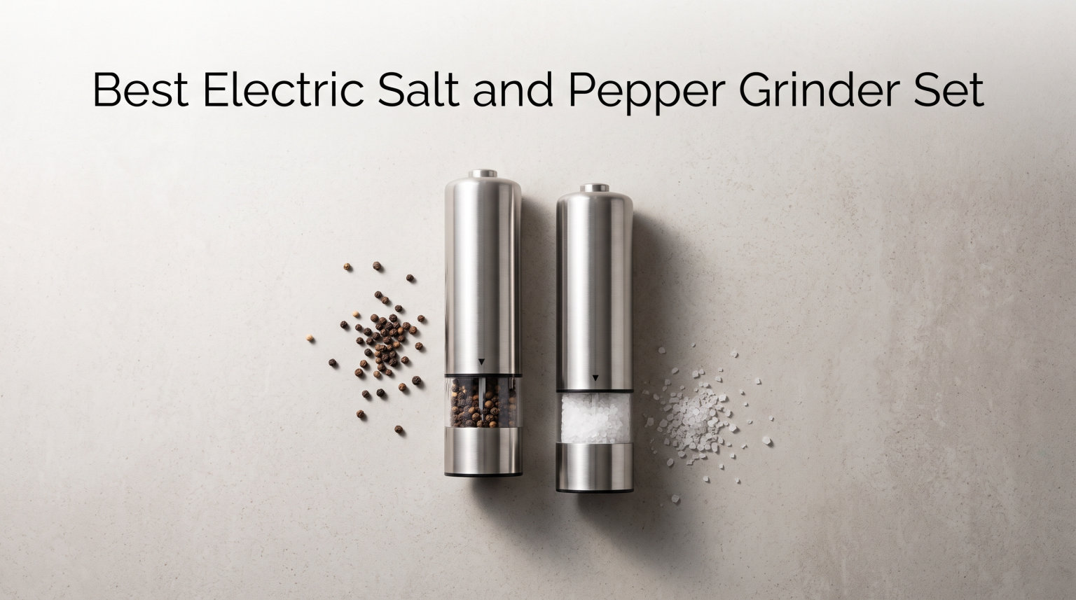 Best Electric Salt and Pepper Grinder Set