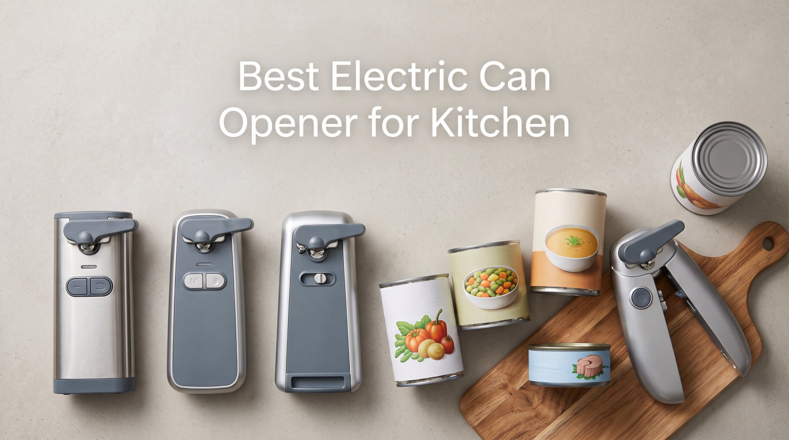 Best Electric Can Opener for Kitchen