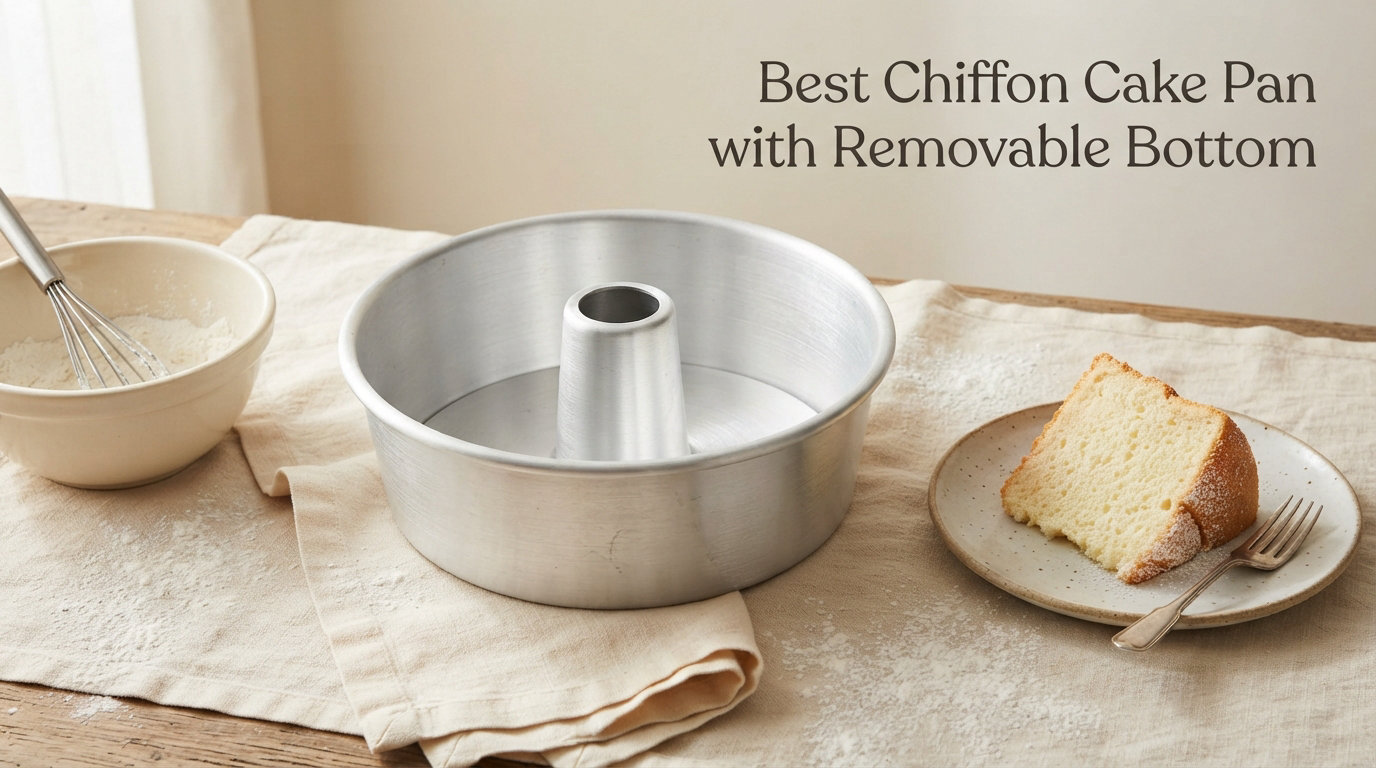 Best Chiffon Cake Pan with Removable Bottom