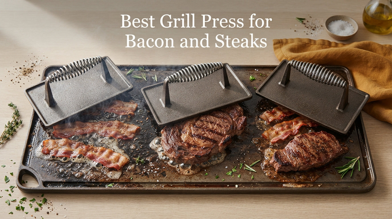 Best Grill Press for Bacon and Steaks