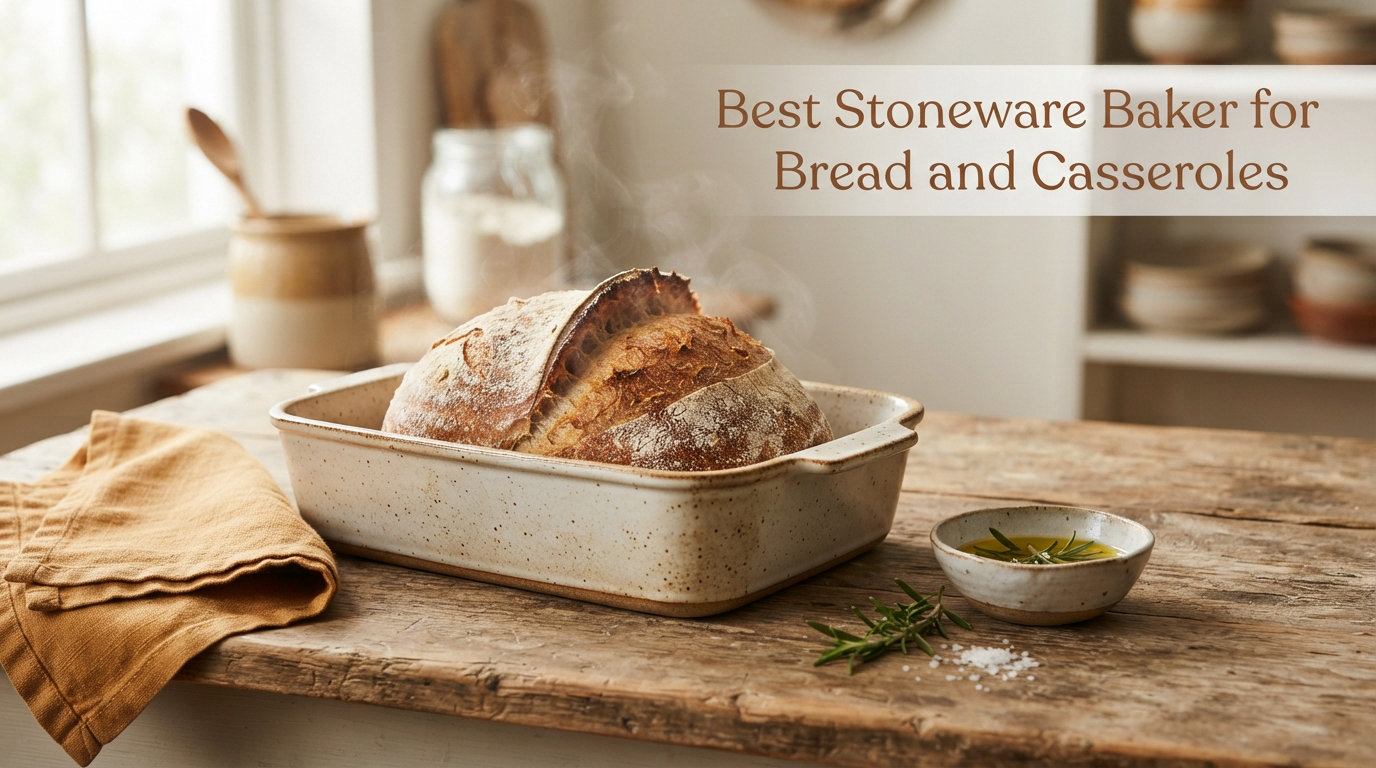 Best Stoneware Baker for Bread and Casseroles