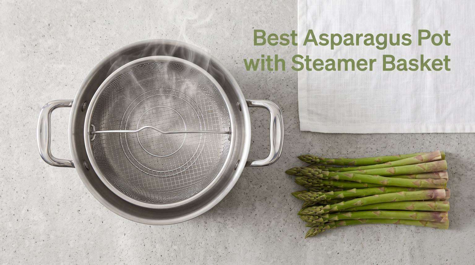 Best Asparagus Pot with Steamer Basket
