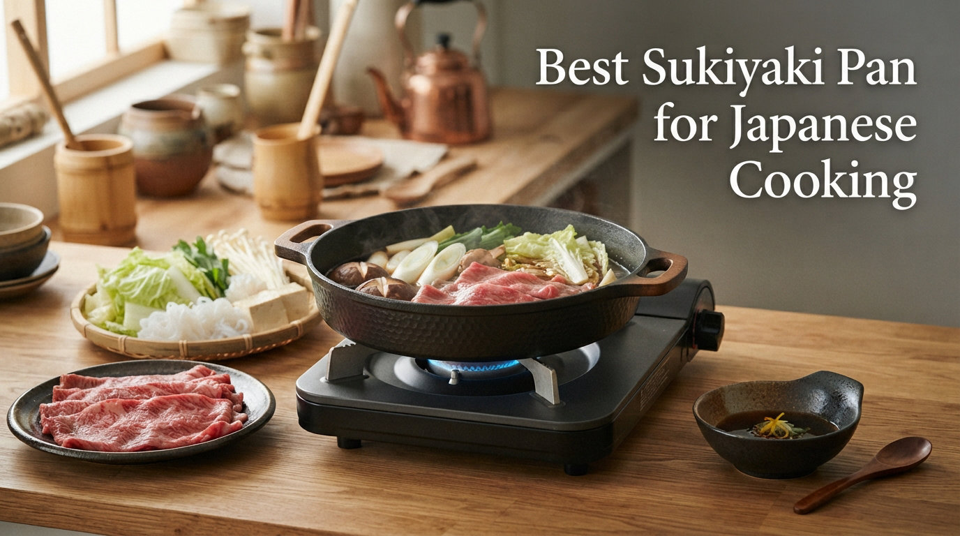 Best Sukiyaki Pan for Japanese Cooking